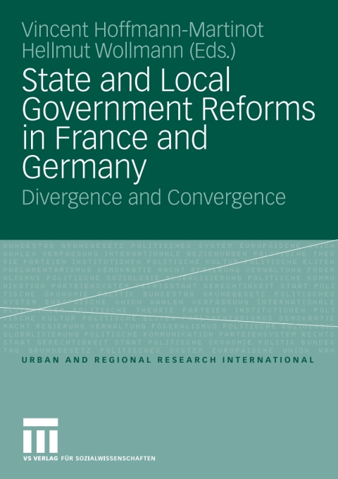 Cover image for book State and Local Government Reforms in France and Germany