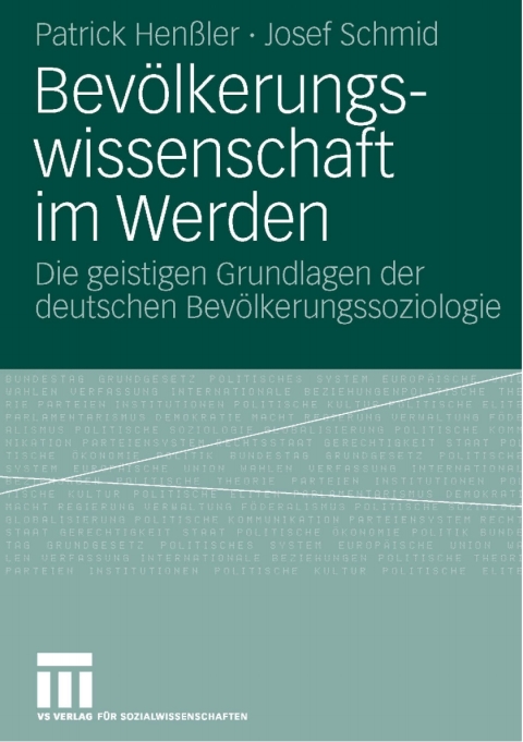 Cover image for book Bevölkerungswissenschaft im Werden