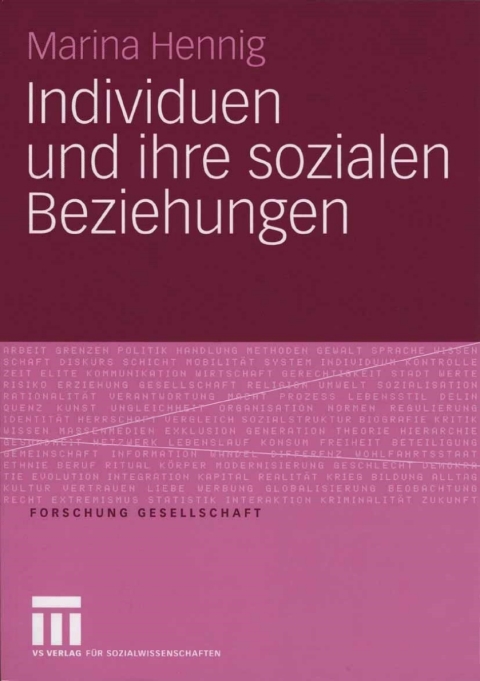 Cover image for book Individuen und ihre sozialen Beziehungen