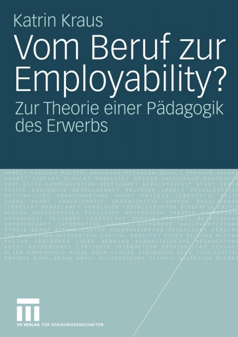 Cover image for book Vom Beruf zur Employability?