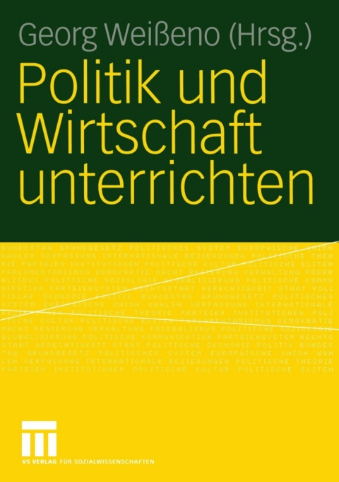 Cover image for book Politik und Wirtschaft unterrichten
