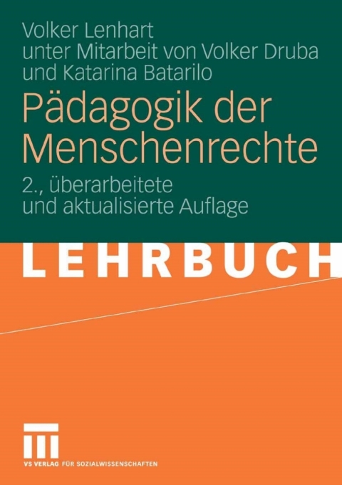 Cover image for book Pädagogik der Menschenrechte