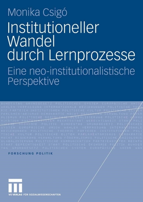 Cover image for book Institutioneller Wandel durch Lernprozesse