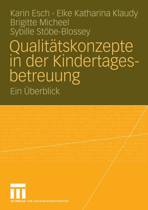 Cover image for book Qualitätskonzepte in der Kindertagesbetreuung