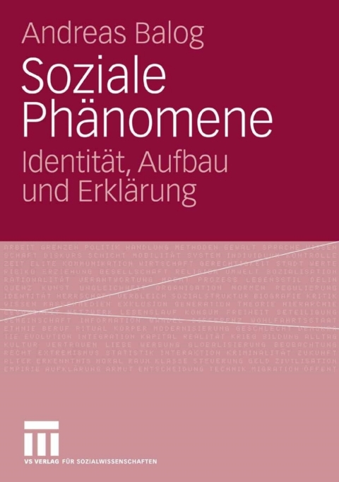 Cover image for book Soziale Phänomene