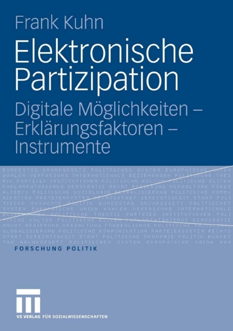 Cover image for book Elektronische Partizipation