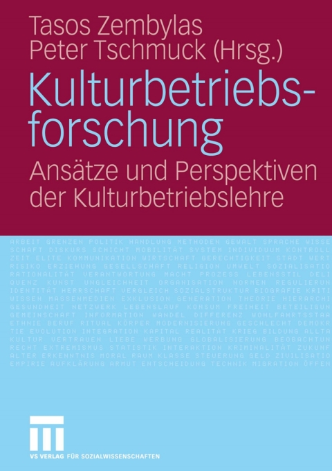 Cover image for book Kulturbetriebsforschung