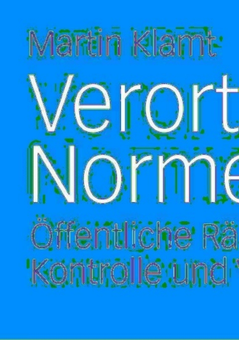Cover image for book Verortete Normen