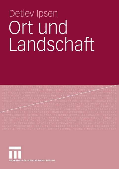 Cover image for book Ort und Landschaft