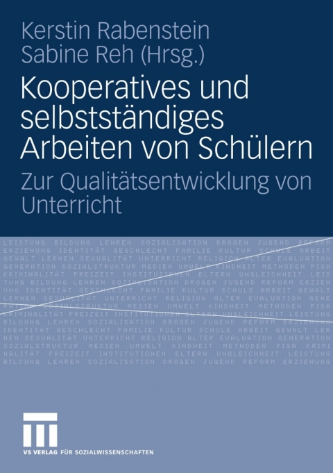 Cover image for book Kooperatives und selbständiges Arbeiten von Schülern