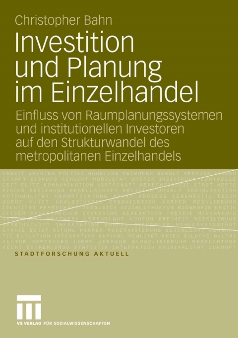 Cover image for book Investition und Planung im Einzelhandel
