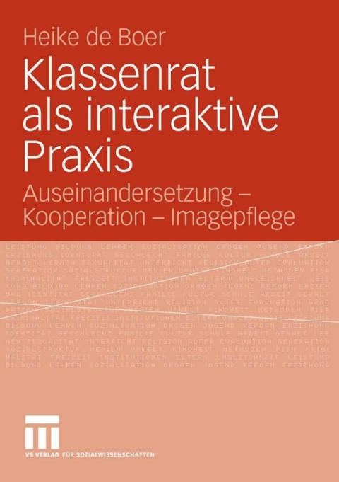 Cover image for book Klassenrat als interaktive Praxis