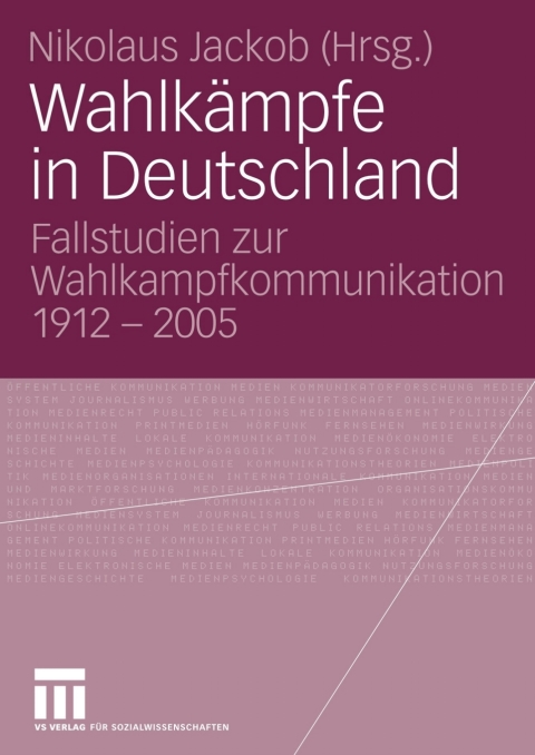 Cover image for book Wahlkämpfe in Deutschland