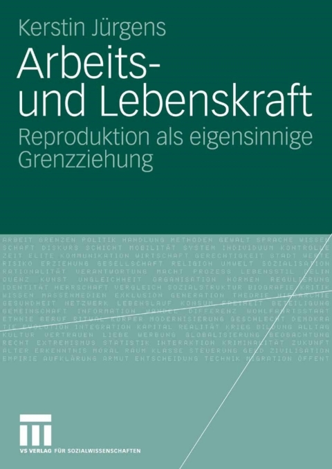 Cover image for book Arbeits- und Lebenskraft