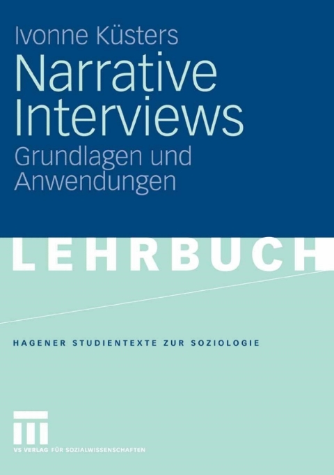 Cover image for book Narrative Interviews