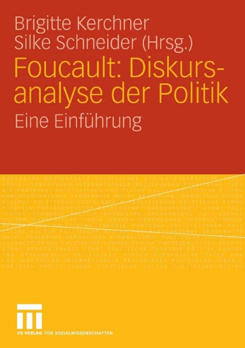 Cover image for book Foucault: Diskursanalyse der Politik