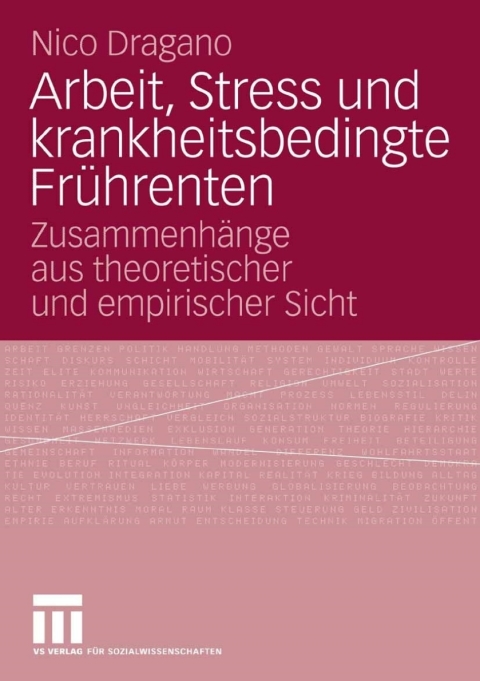 Cover image for book Arbeit, Stress und krankheitsbedingte Frührenten