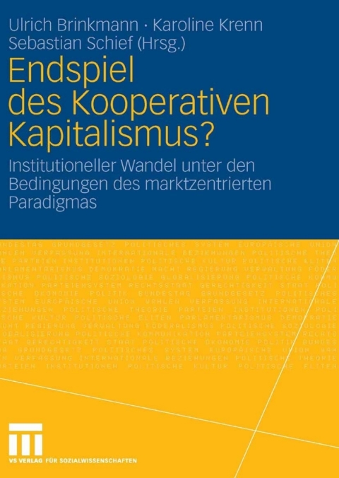 Cover image for book Endspiel des Kooperativen Kapitalismus?
