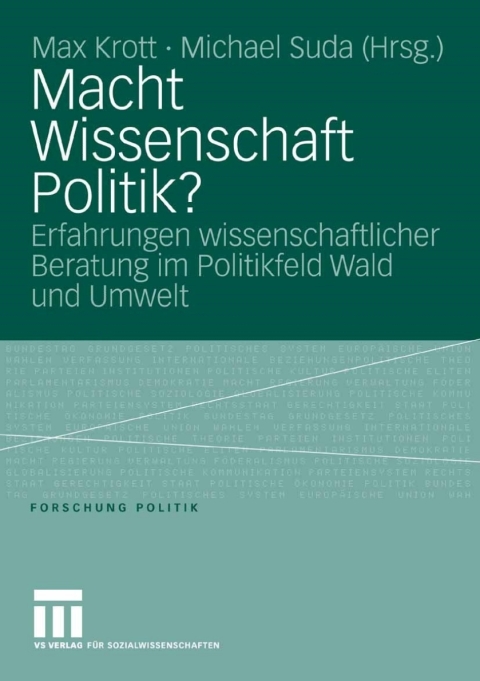 Cover image for book Macht Wissenschaft Politik?