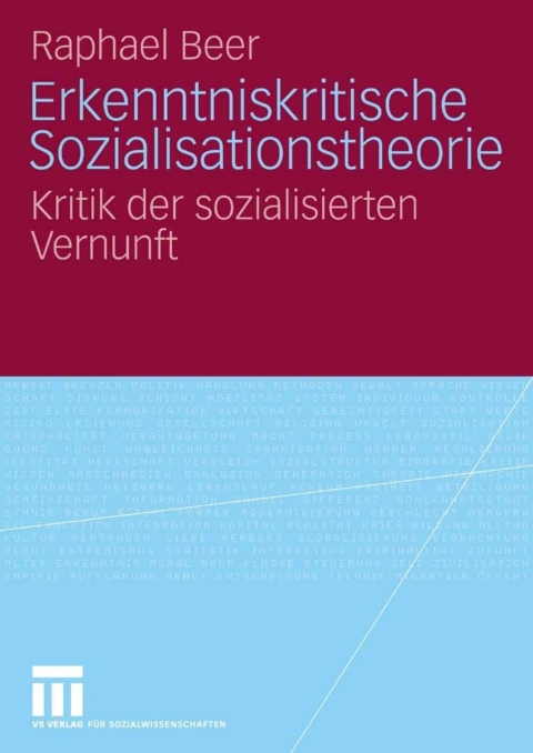 Cover image for book Erkenntniskritische Sozialisationstheorie