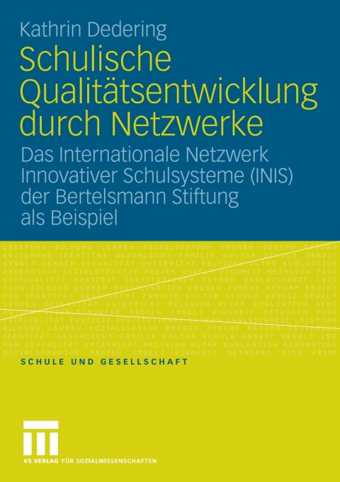 Cover image for book Schulische Qualitätsentwicklung durch Netzwerke