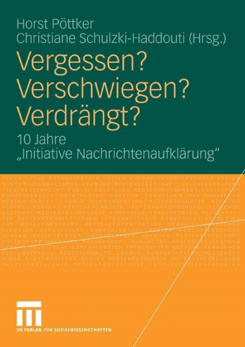 Cover image for book Vergessen? Verschwiegen? Verdrängt?