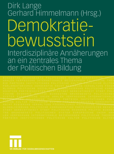 Cover image for book Demokratiebewusstsein