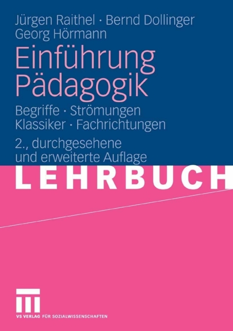 Cover image for book Einführung Pädagogik