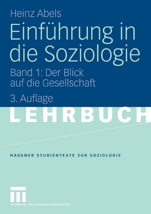 Cover image for book Einführung in die Soziologie