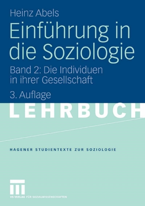 Cover image for book Einführung in die Soziologie