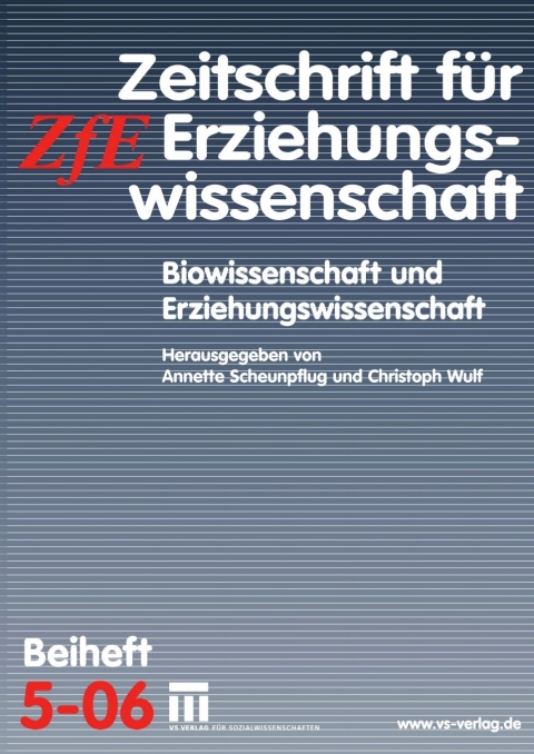 Biowissenschaft und Erziehungswissenschaft 
