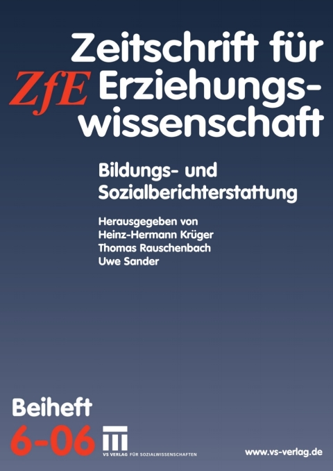 Cover image for book Bildungs- und Sozialberichterstattung