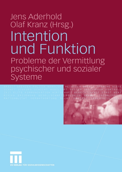 Cover image for book Intention und Funktion