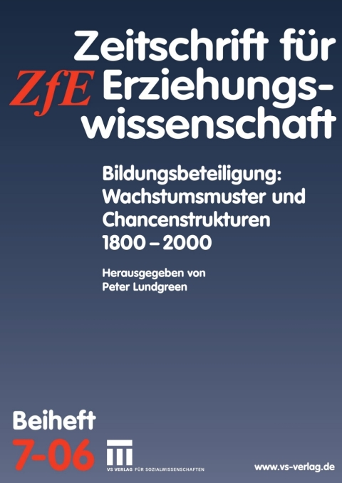 Cover image for book Bildungsbeteiligung: Wachstumsmuster und Chancenstrukturen 1800 - 2000