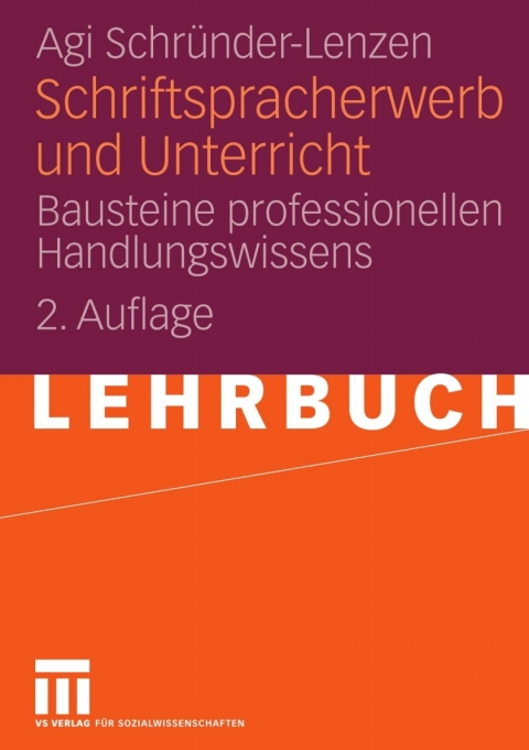 Cover image for book Schriftspracherwerb und Unterricht