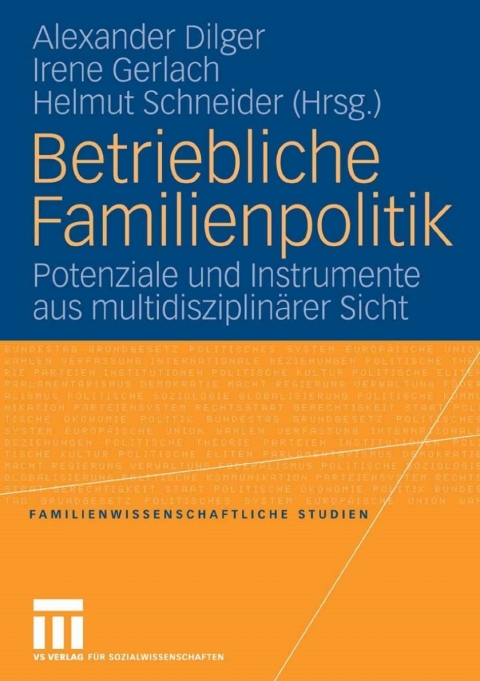 Cover image for book Betriebliche Familienpolitik