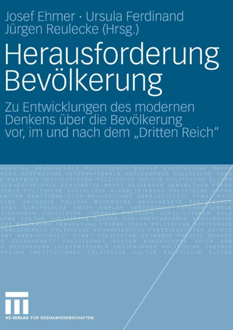 Cover image for book Herausforderung Bevölkerung