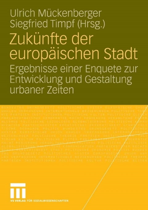 Cover image for book Zukünfte der europäischen Stadt