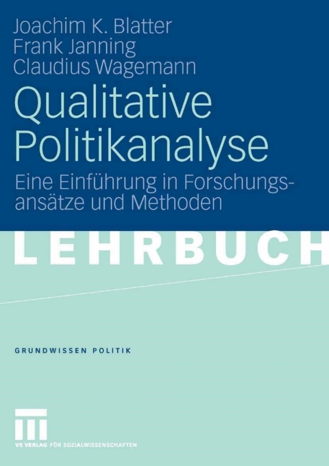Cover image for book Qualitative Politikanalyse