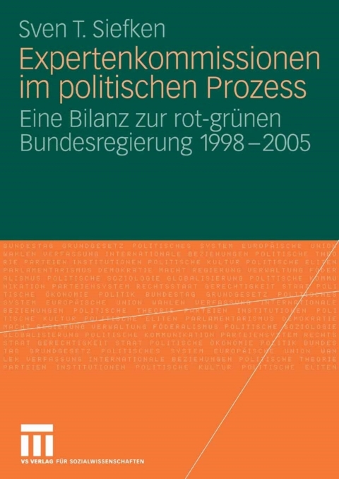 Cover image for book Expertenkommissionen im politischen Prozess