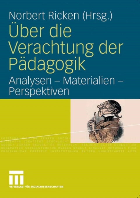 Cover image for book Über die Verachtung der Pädagogik