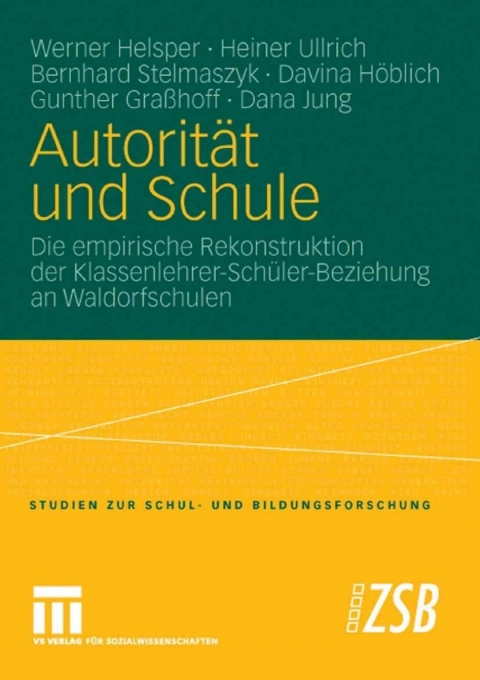 Cover image for book Autorität und Schule