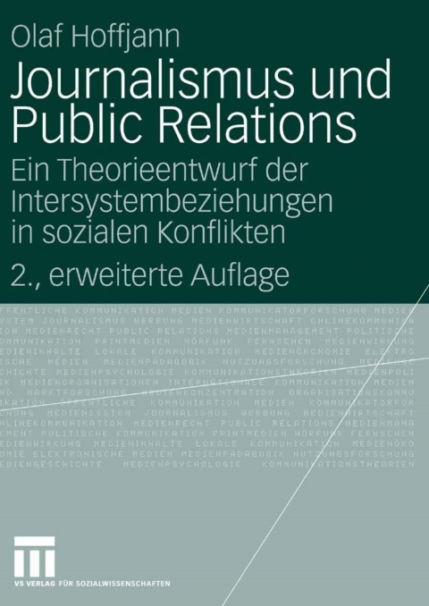 Cover image for book Journalismus und Public Relations