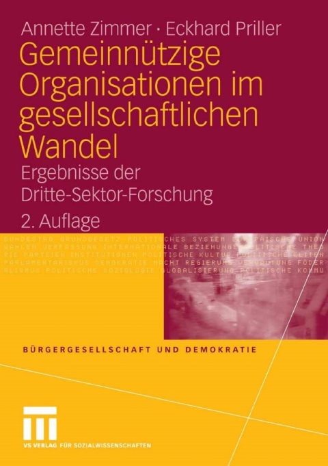 Cover image for book Gemeinnützige Organisationen im&nbsp;gesellschaftlichen Wandel