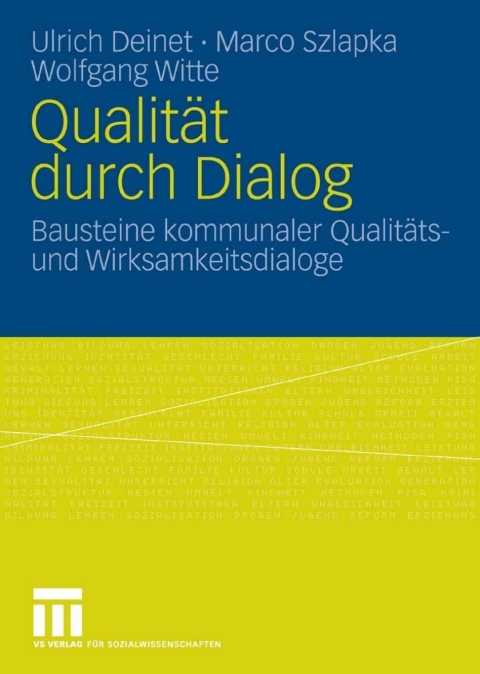 Cover image for book Qualität durch Dialog