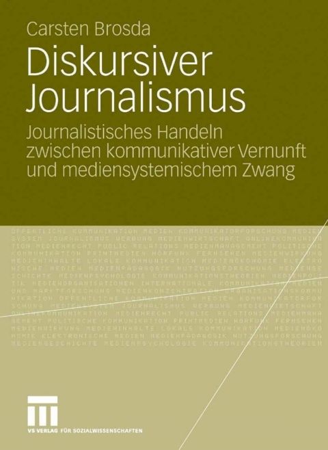 Cover image for book Diskursiver Journalismus