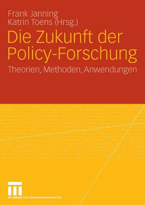 Cover image for book Die Zukunft der Policy-Forschung