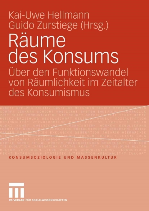 Cover image for book Räume des Konsums