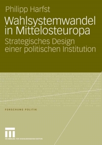 Cover image: Wahlsystemwandel in Mittelosteuropa 9783531154794