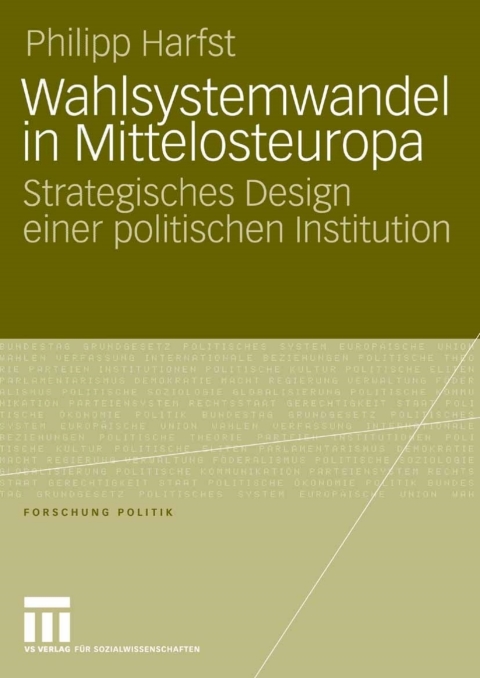 Cover image for book Wahlsystemwandel in Mittelosteuropa